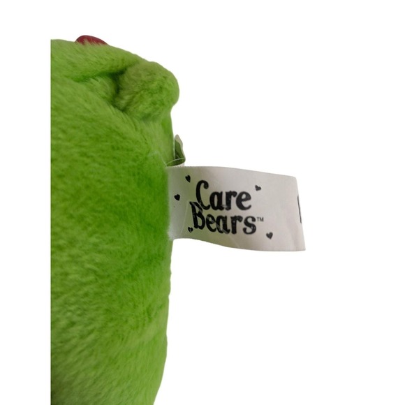 Care Bears Good Luck Bear Plush St Patrick Irish Green Clover 2004 8" Plush Toy - Picture 3 of 5
